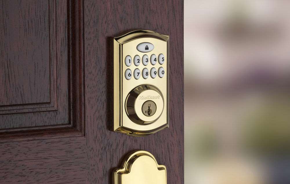 Brass door lock