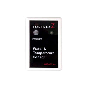 Photo of FortezZ water sensor in white.