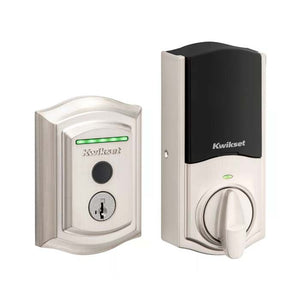Kwikset Halo Touch in Satin Nickel Traditional Style