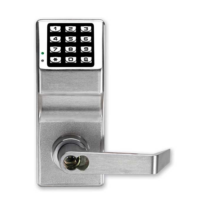 Alarm Lock chrome keypad lock