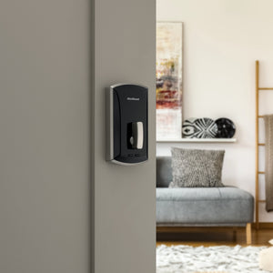 Kwikset Unite deadbolt on door