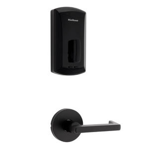 Kwikset UNITE Matte Black INTERCONNECT Halifax RTD 514