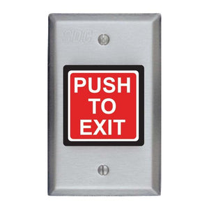 SDC 420 Series Push to Exit Red