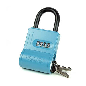 ShurLok SL100W Combination Lock Box and Padlock - Blue
