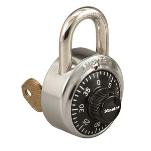 Master Lock 1525 Combination Padlock with Key Control Feature