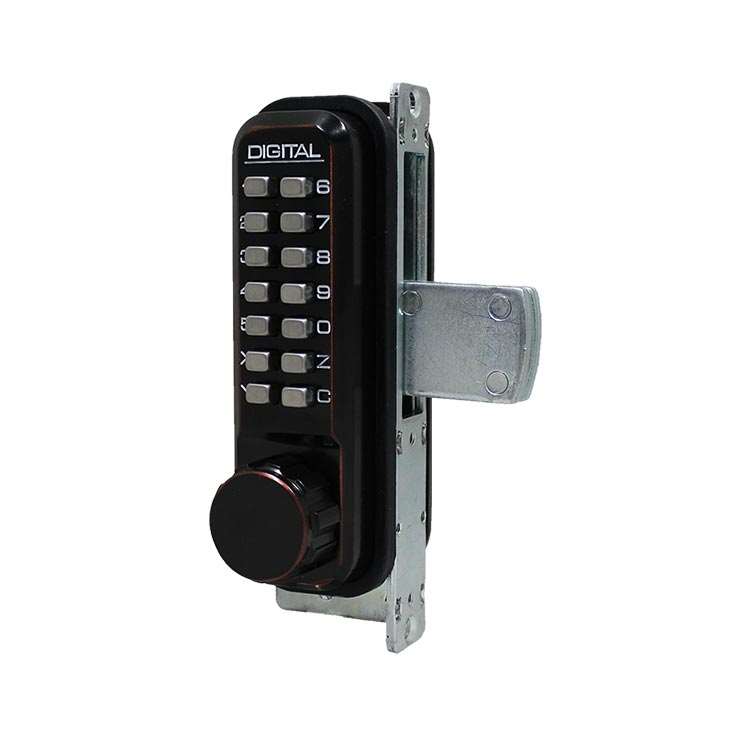 Lockey 2900 Narrow Stile Pushbutton Throwbolt Lock | GoKeyless