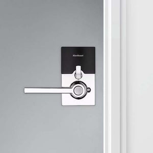 Kwikset SmartCode 917HFL-CNT-26 in Polished Chrome on Interior