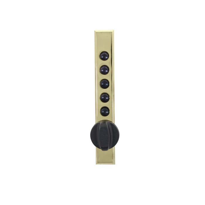 Simplex 9600 Cabinet Lock in Bright Brass