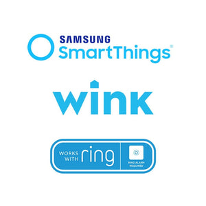 Works with Ring, SmartThings and more!