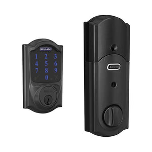 Schlage Connect BE469 in Matte Black