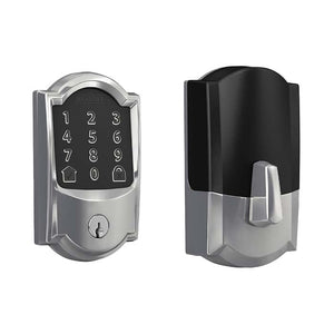 Schlage Encode BE489WB Camelot in Bright Chrome