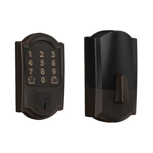 Schlage Encode BE489WB Camelot in Aged Bronze