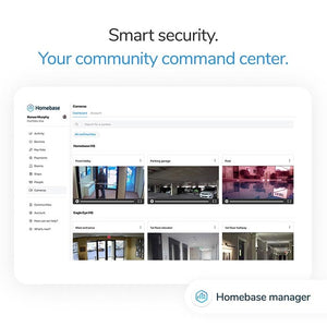 Smart security. Your community command center.