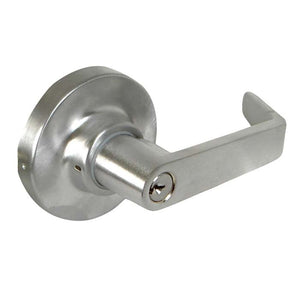 M195 Exit Device Trim in Satin Chrome Angle