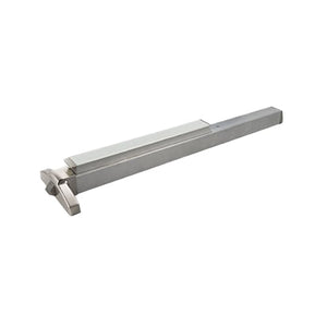 Marks M8800 Narrow Stile Exit Device in Satin Stainless Steel Angled