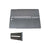 LockeyUSA PS41 Standard Panic Shield Value Kit with Lockey PB1100 in Silver