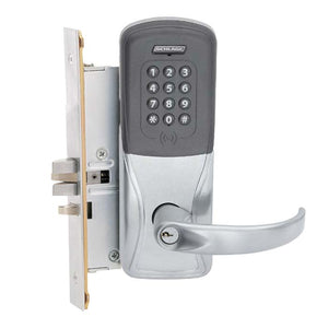 Schlage AD-201 Mortise in Satin Chrome (Sparta Handle Shown)